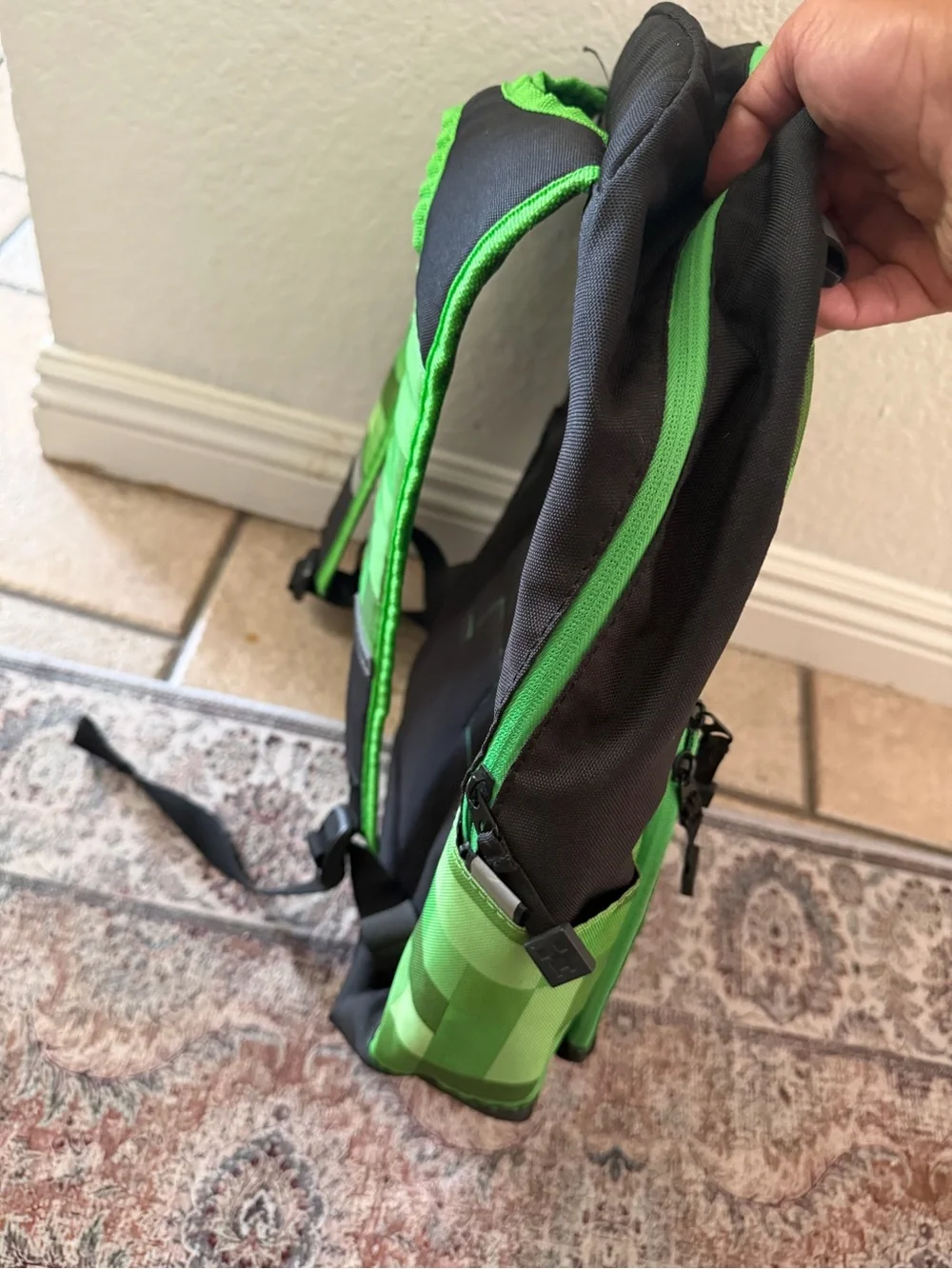Minecraft boys backpack